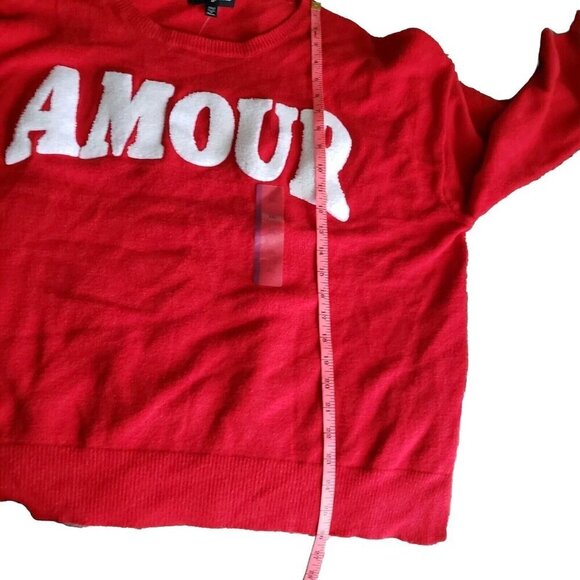 AMOUR Women's Graphic Sweater by Red 33 Degrees Size 2X NEW! - Picture 13 of 13